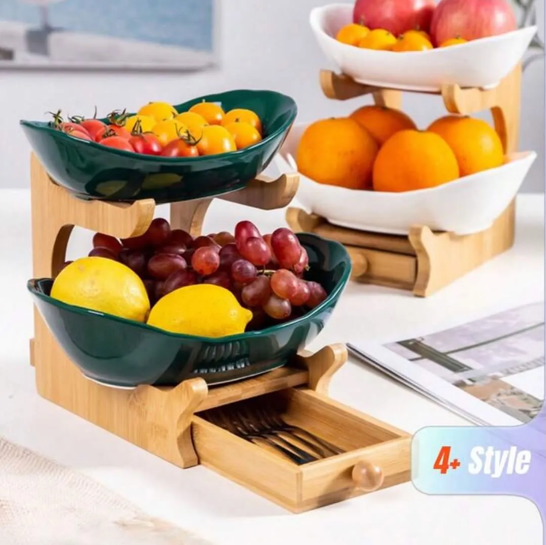 Decorative Metal Fruit Bowl