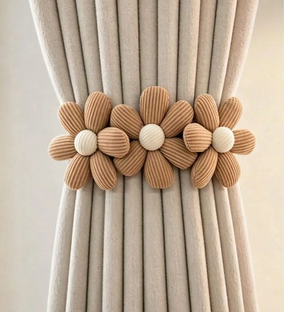 Decorative Floral Curtain Tiebacks