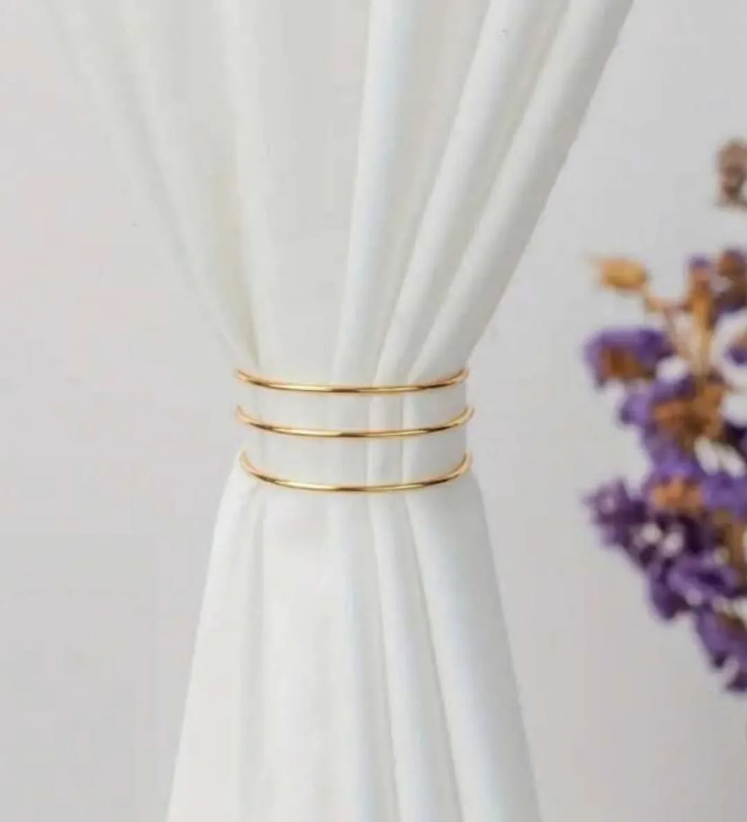 Decorative Floral Curtain Tiebacks