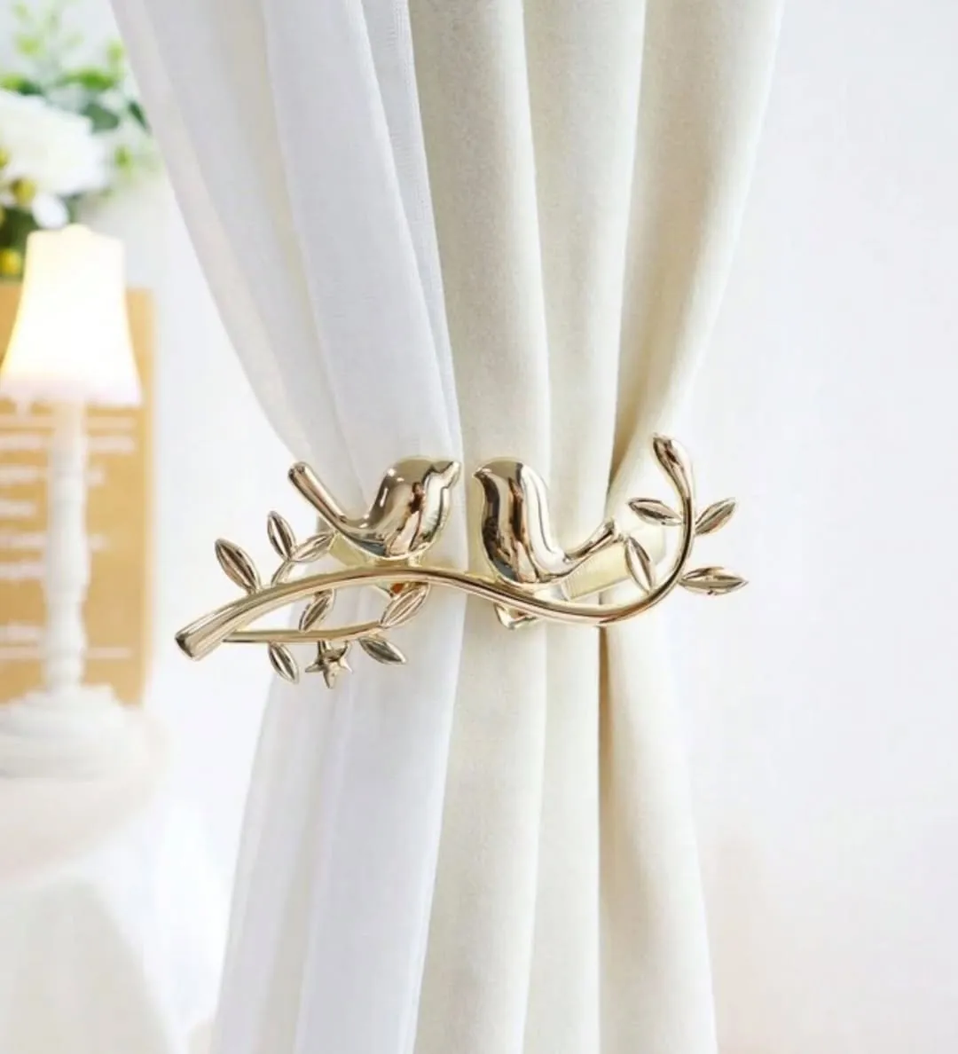 Decorative Floral Curtain Tiebacks
