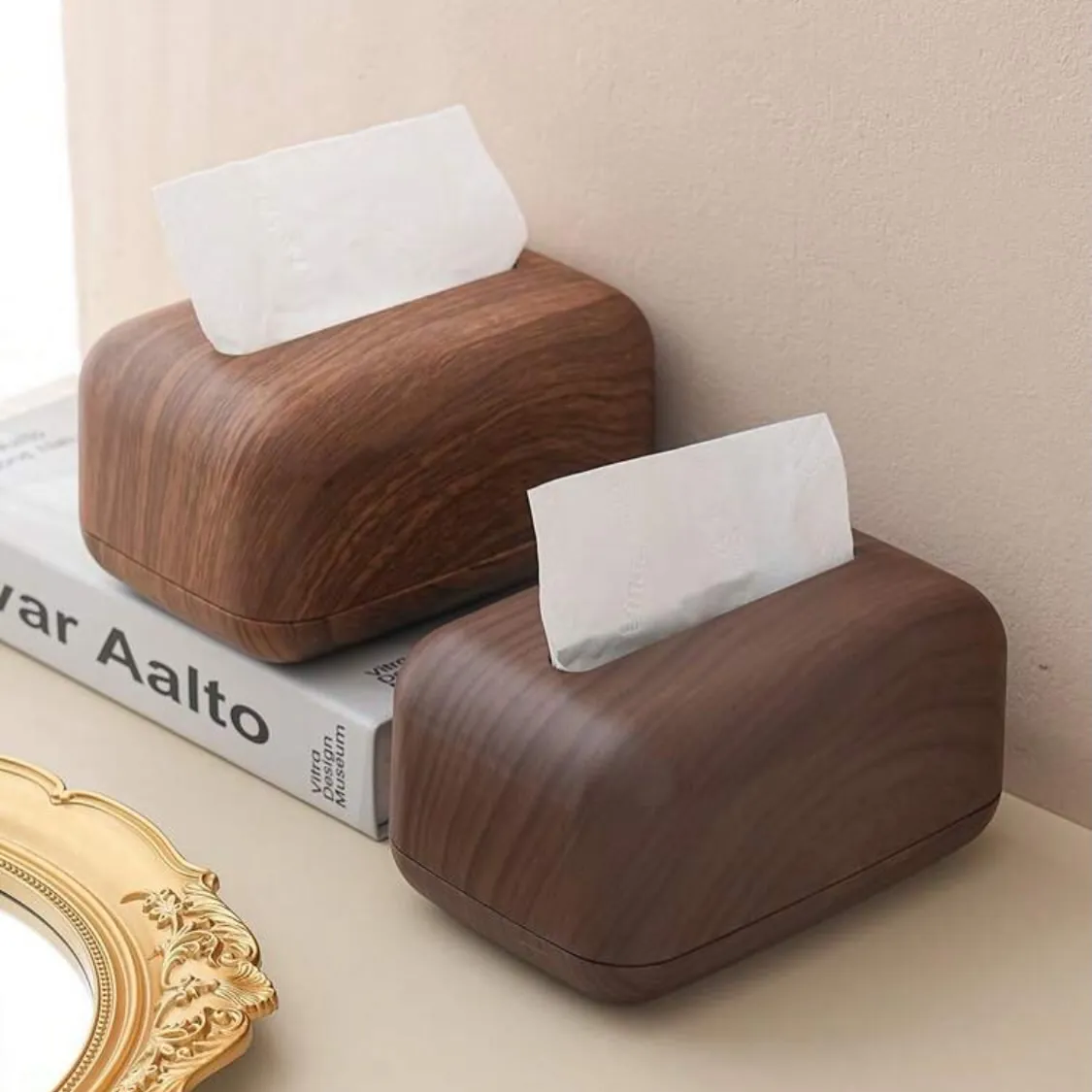 Wooden Tissue Box