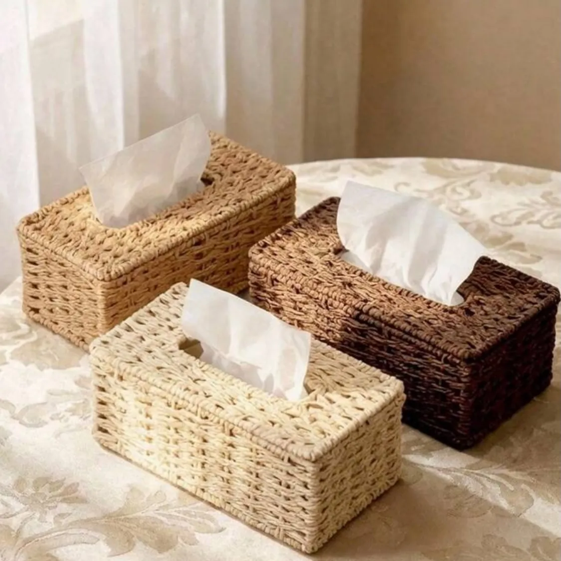 Wooden Tissue Box