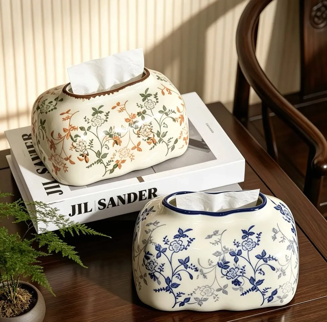 Ceramic Tissue Box Cover
