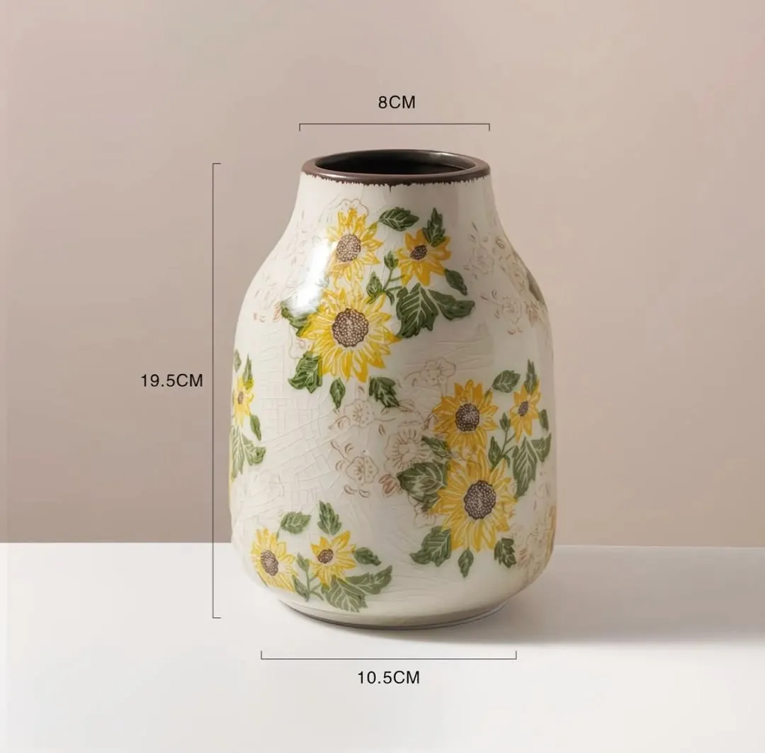 Sunflower Ceramic Tissue Box