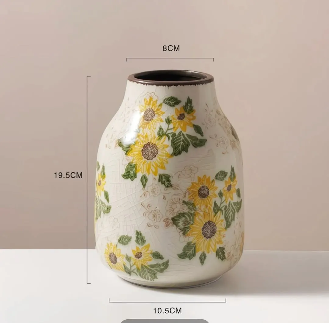 Sunflower Ceramic Tissue Box