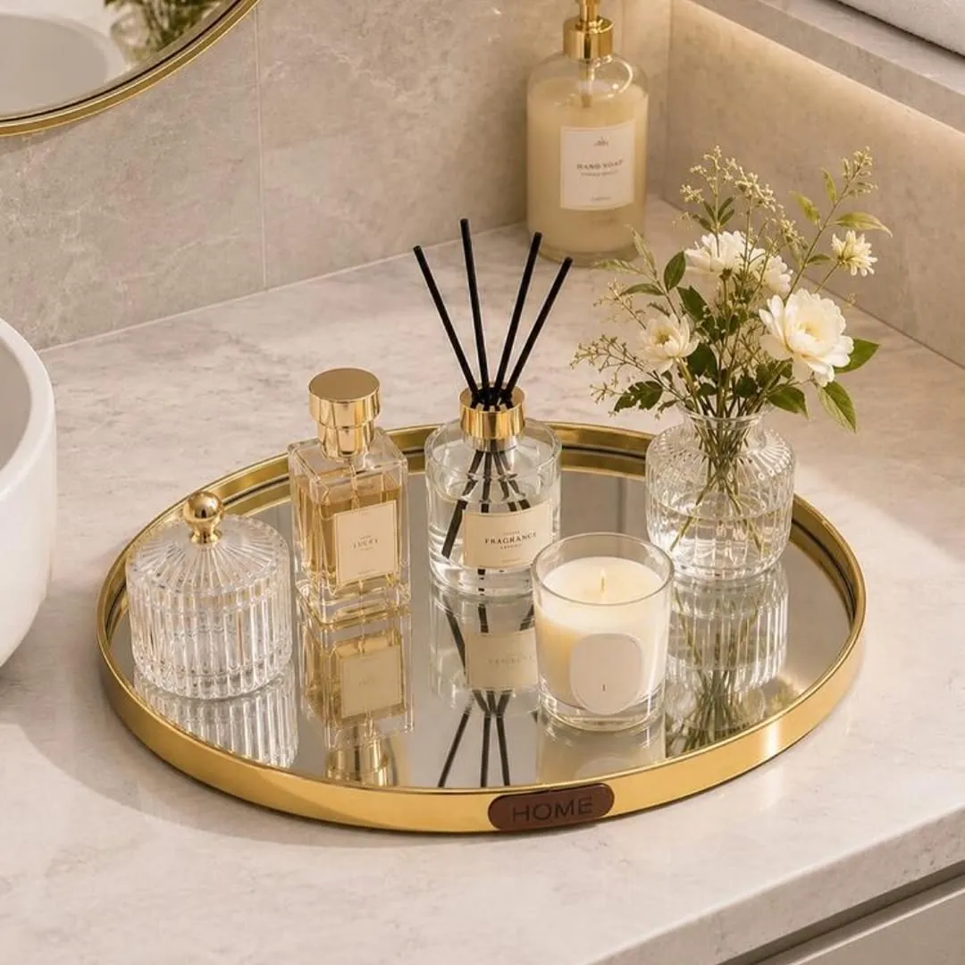 Mirrored Decorative Tray