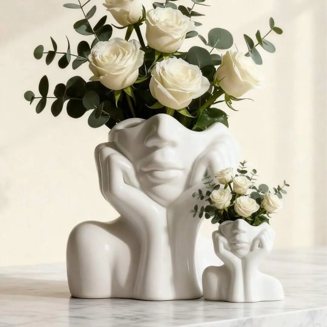 Cat-Shaped Decorative Vases