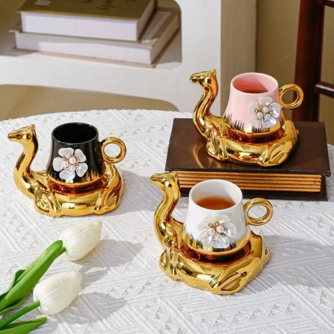 Camel Shaped Coffee Cup Set