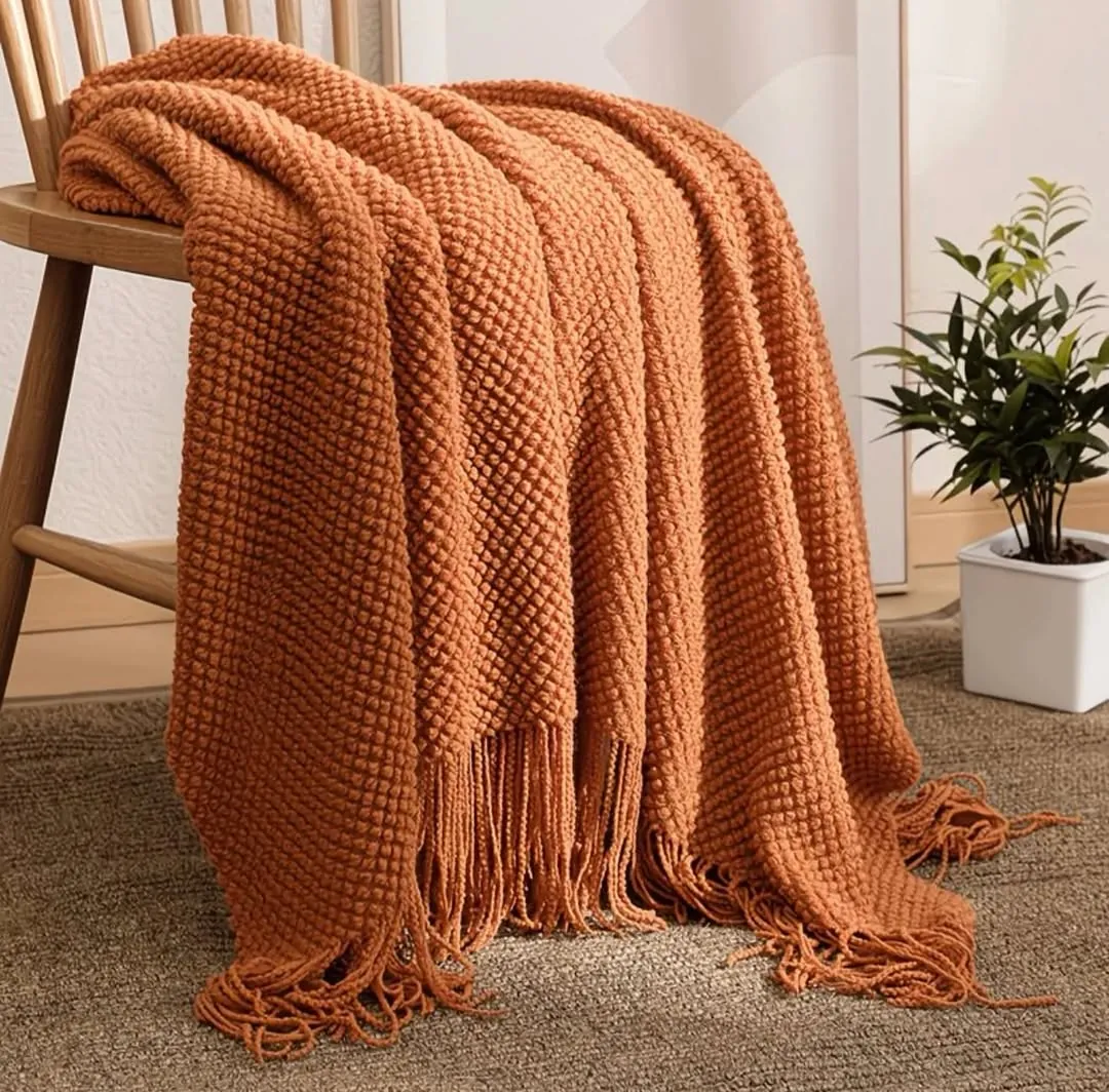 Textured Home Throw Blanket