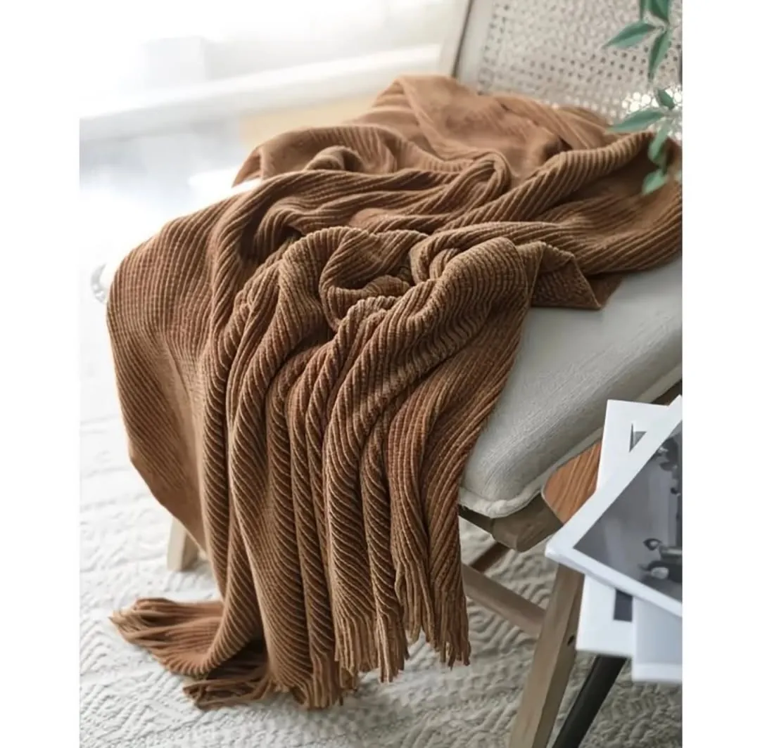 Textured Home Throw Blanket