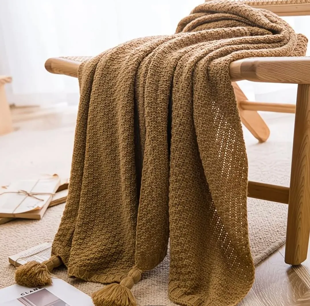 Textured Home Throw Blanket