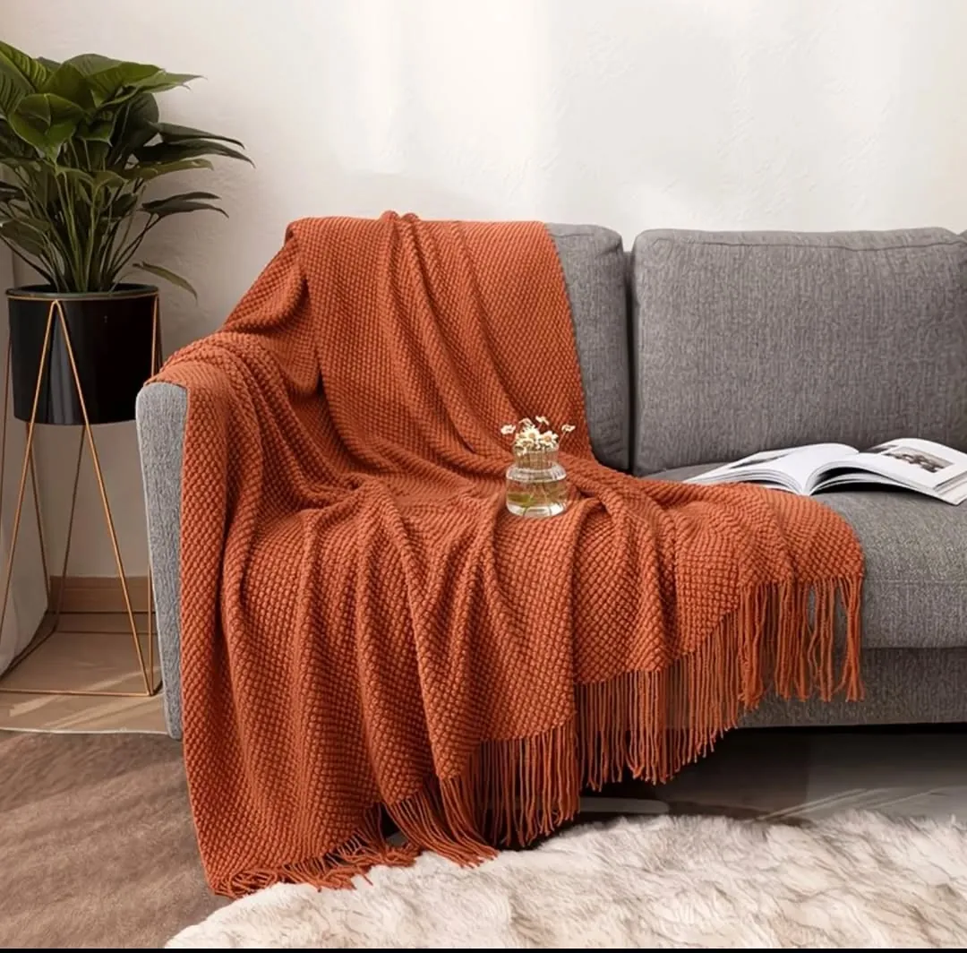Textured Home Throw Blanket
