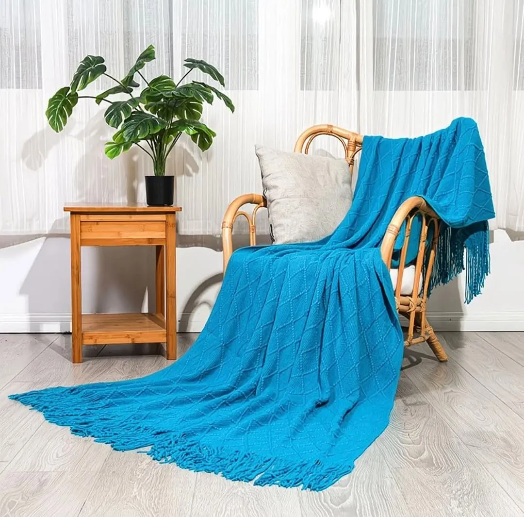 Textured Home Throw Blanket