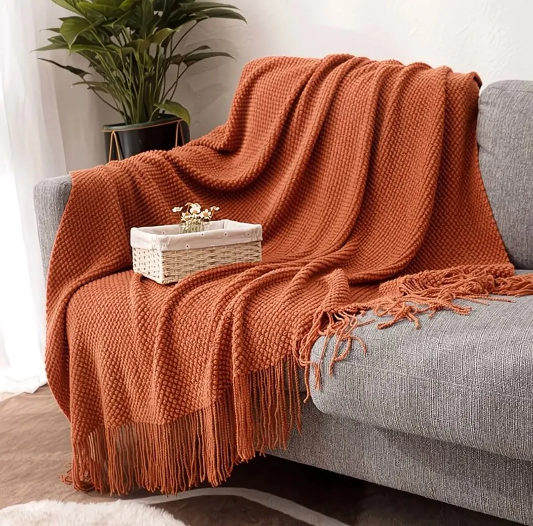 Textured Home Throw Blanket