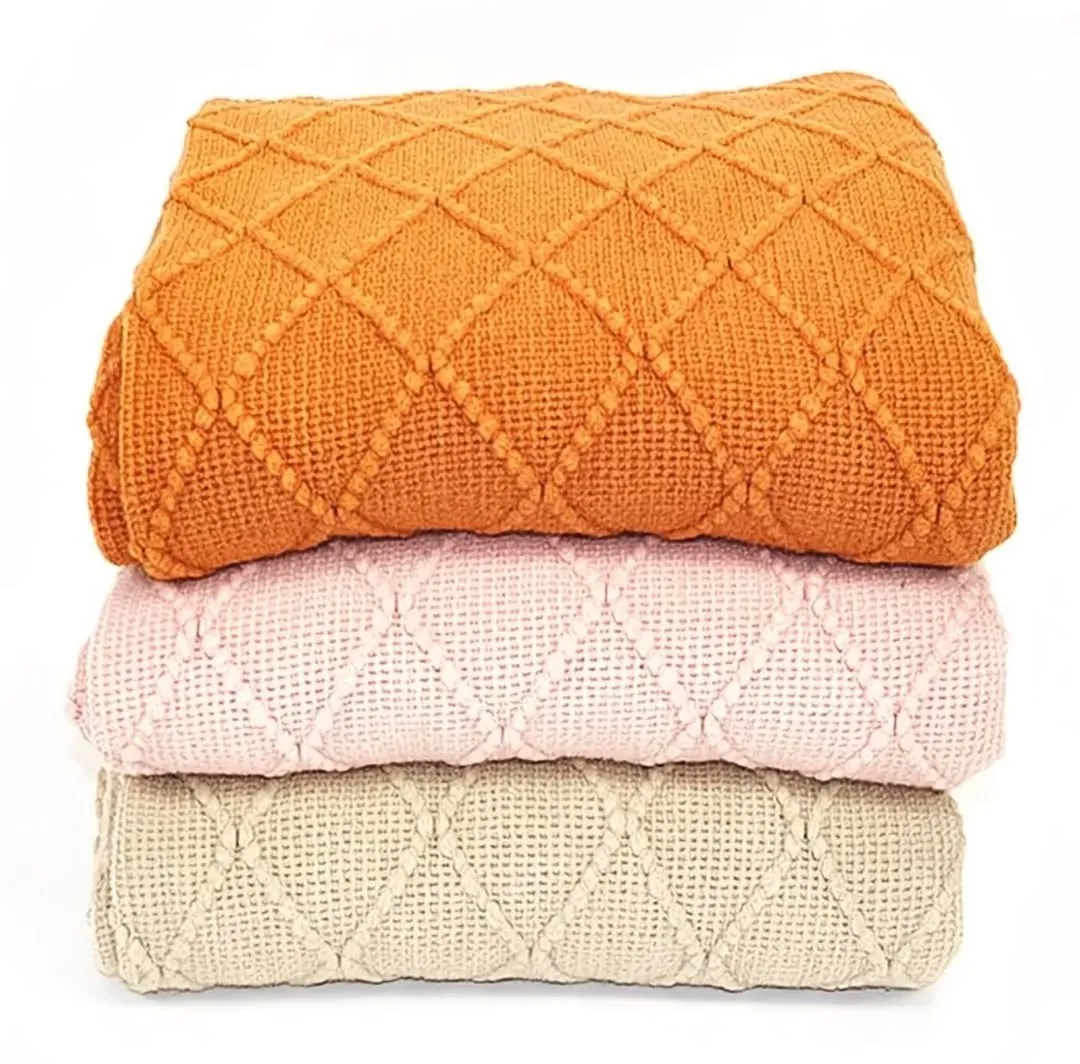 Textured Home Throw Blanket
