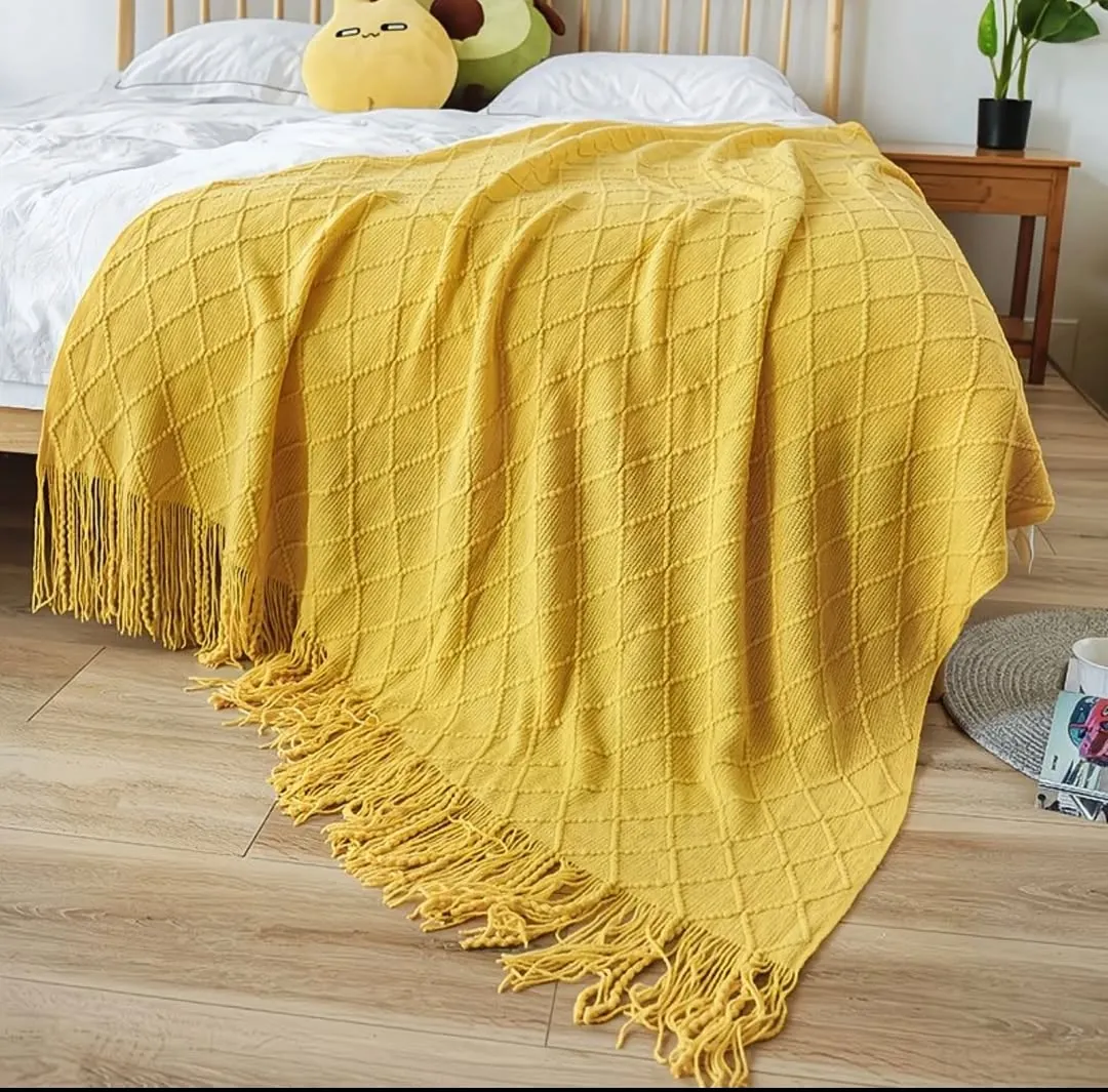 Textured Home Throw Blanket