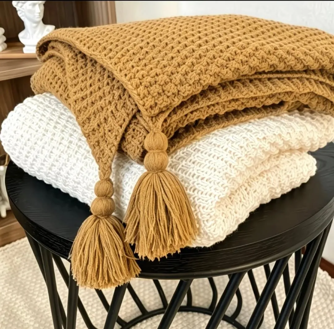 Textured Home Throw Blanket