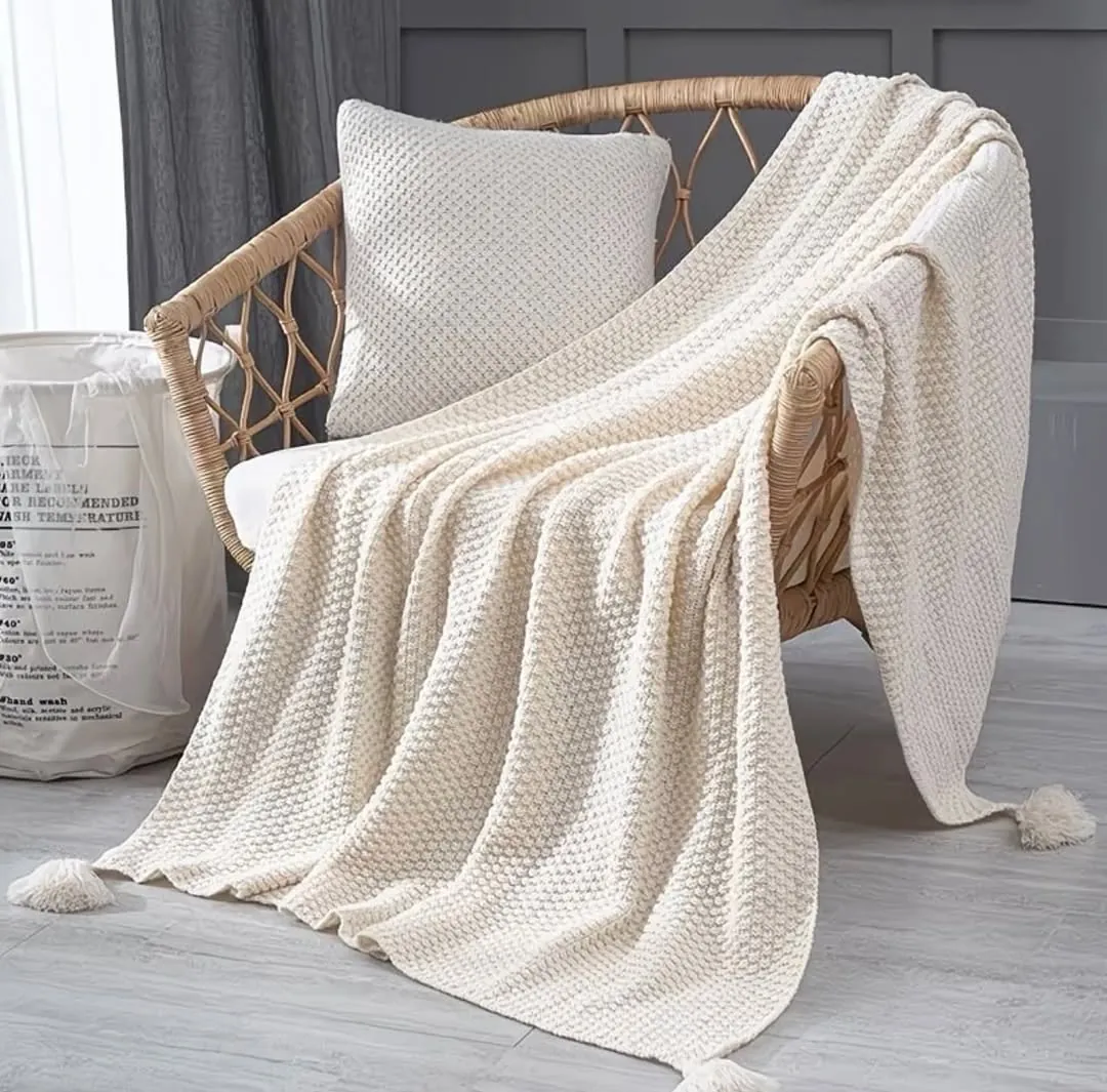 Textured Home Throw Blanket