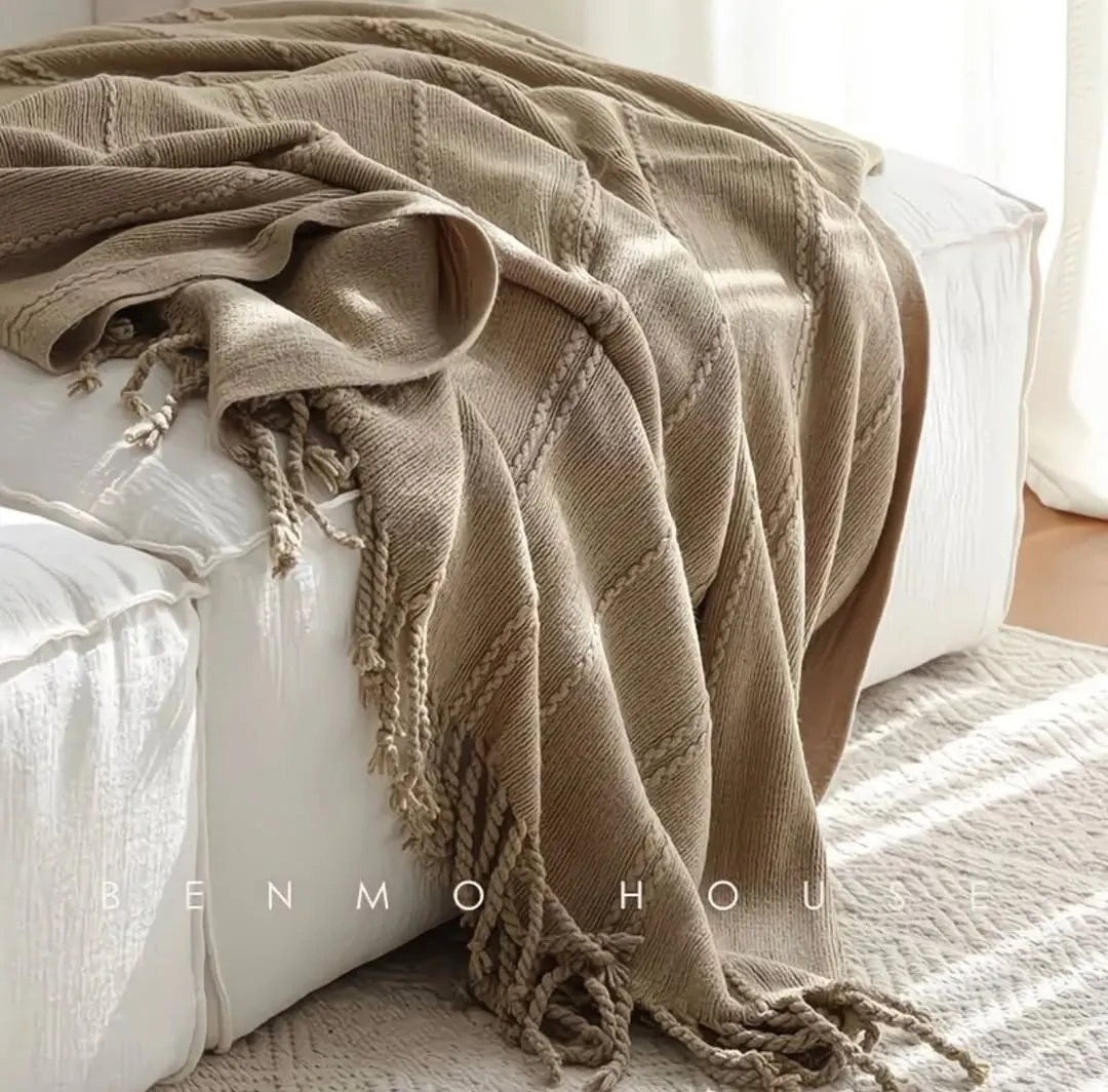 Textured Home Throw Blanket