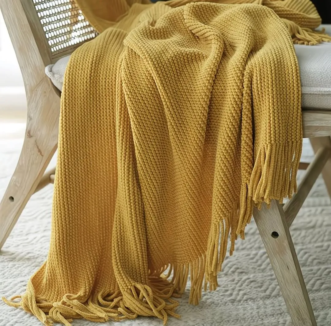 Textured Home Throw Blanket