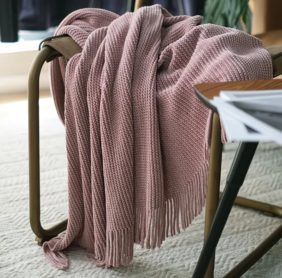 Textured Home Throw Blanket