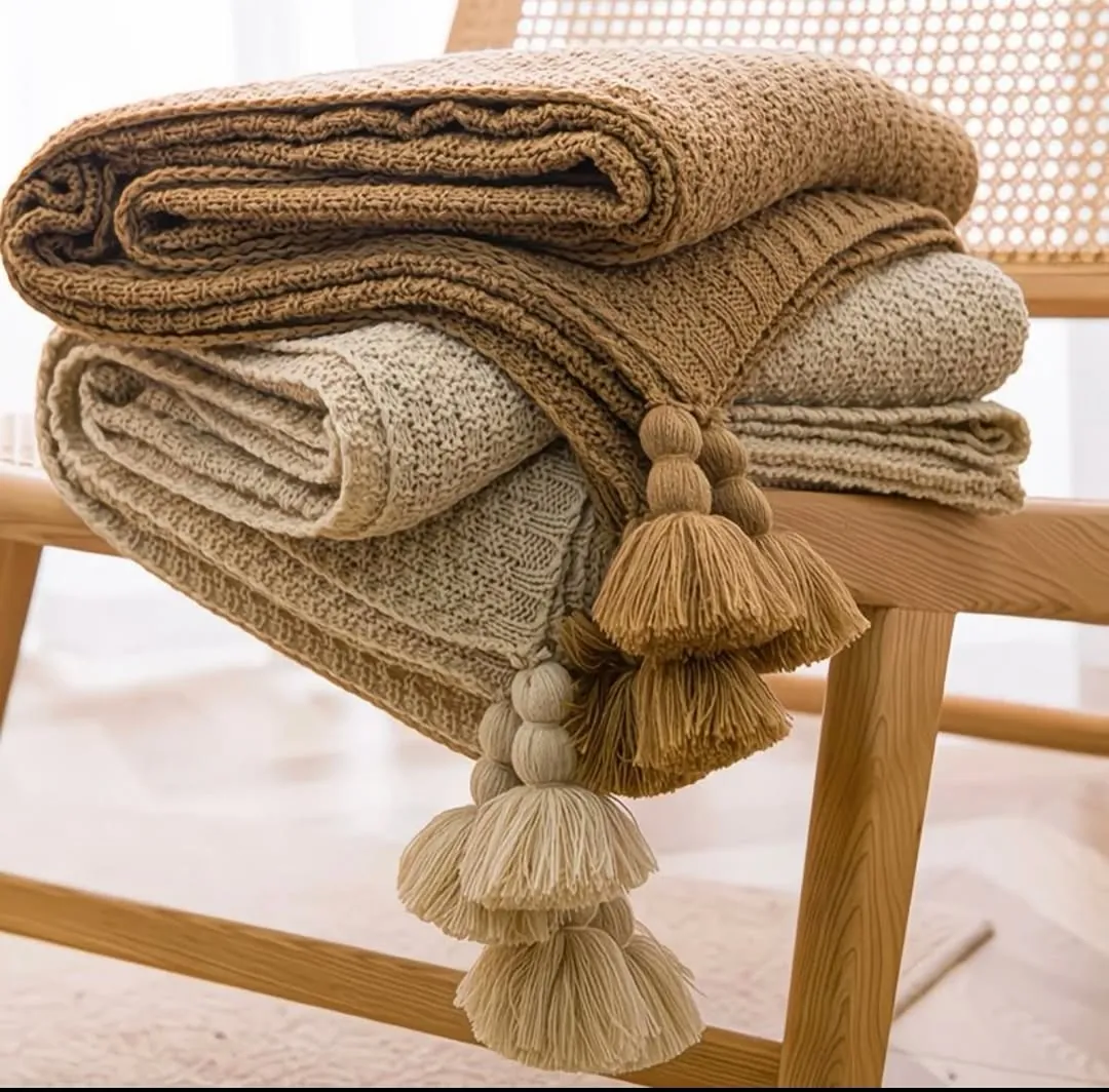 Textured Home Throw Blanket