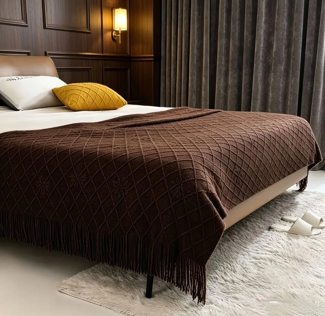 Decorative Bed Throw Blanket