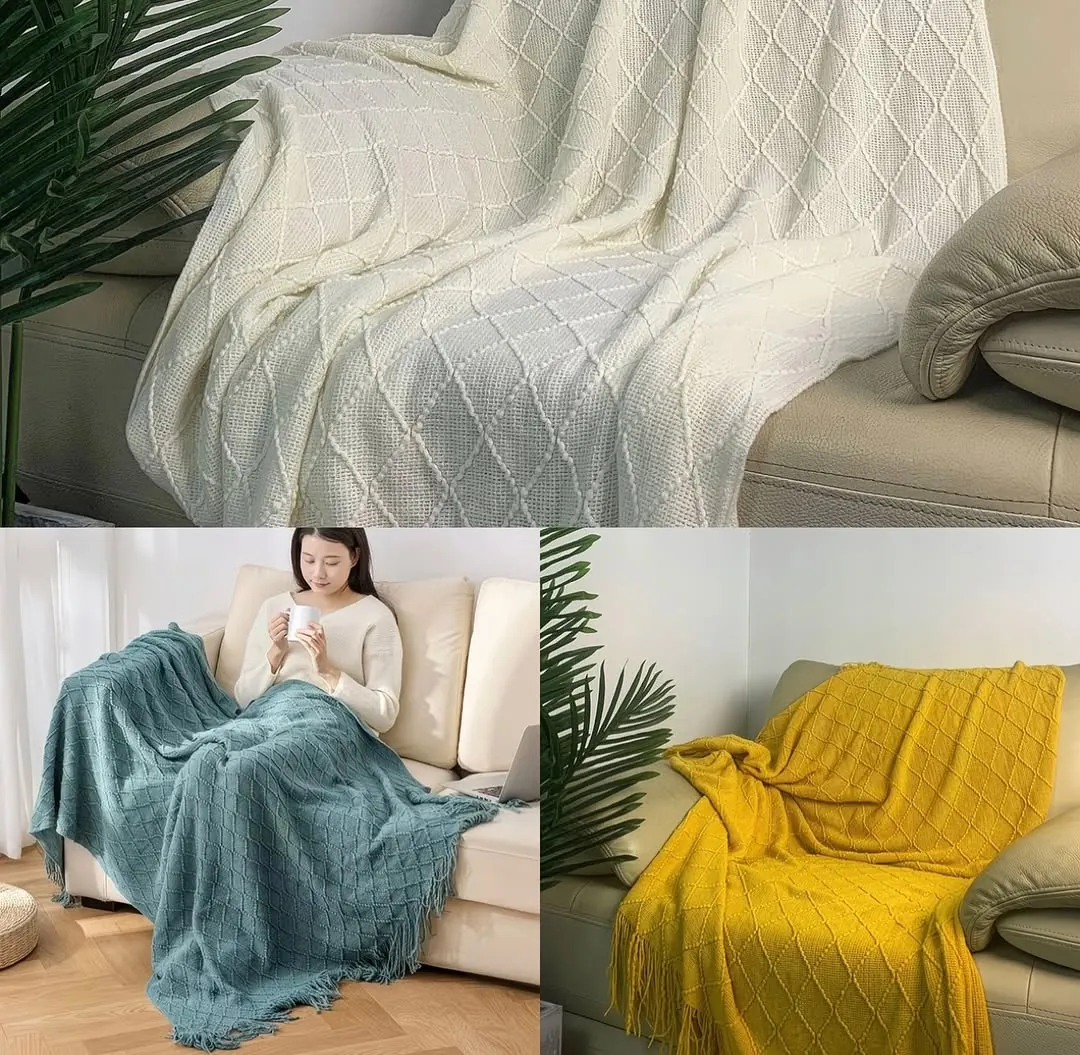 Decorative Bed Throw Blanket