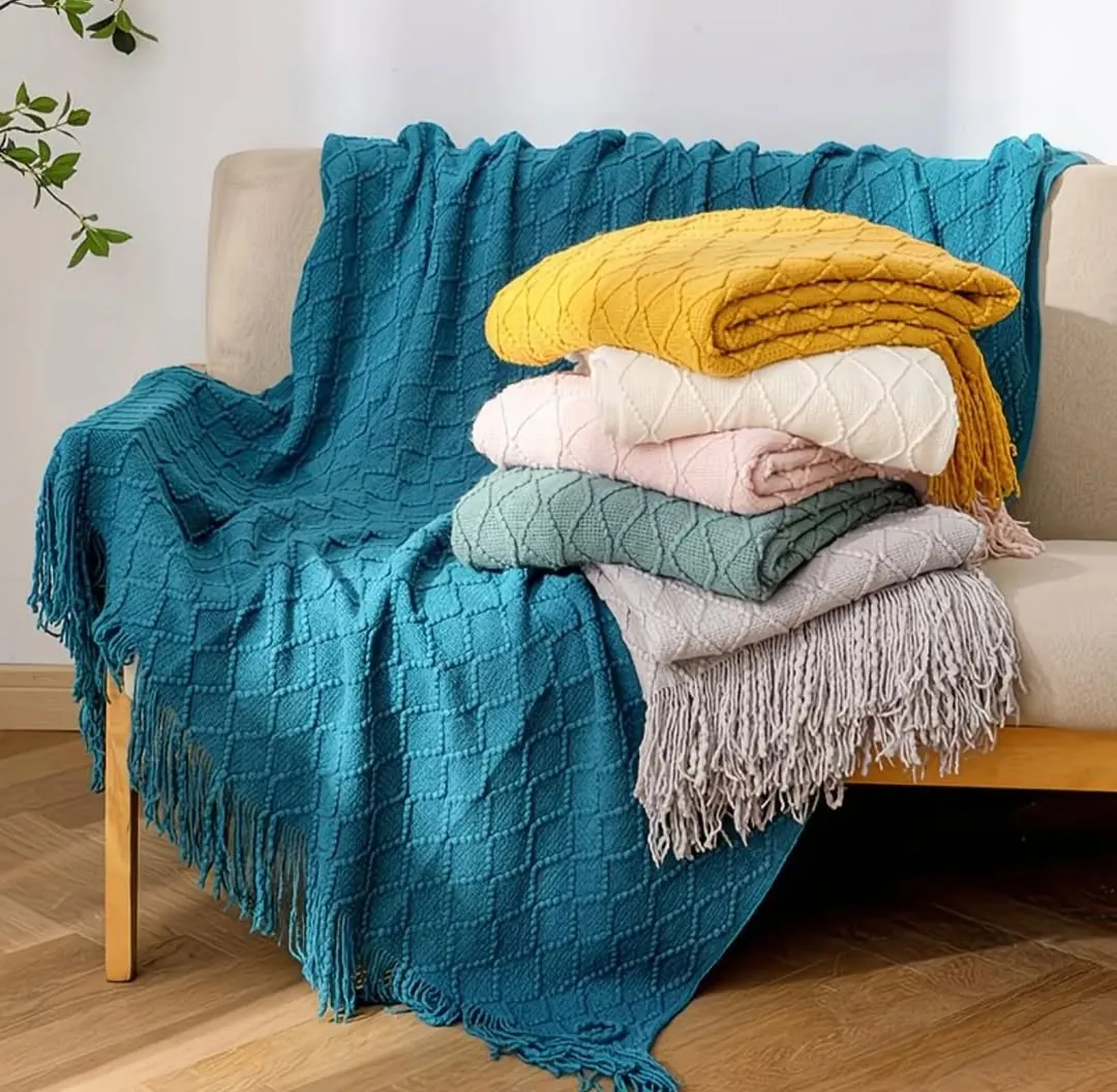 Decorative Bed Throw Blanket