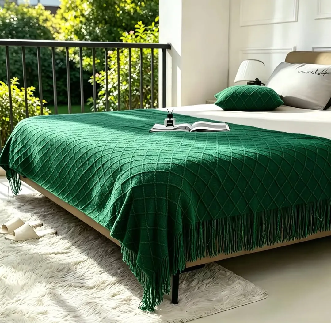 Decorative Bed Throw Blanket