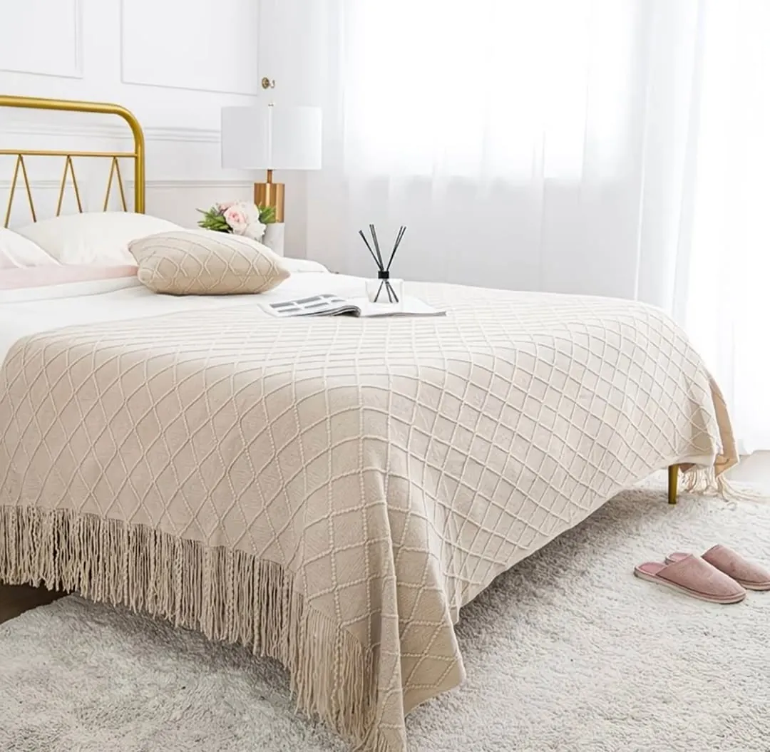 Decorative Bed Throw Blanket