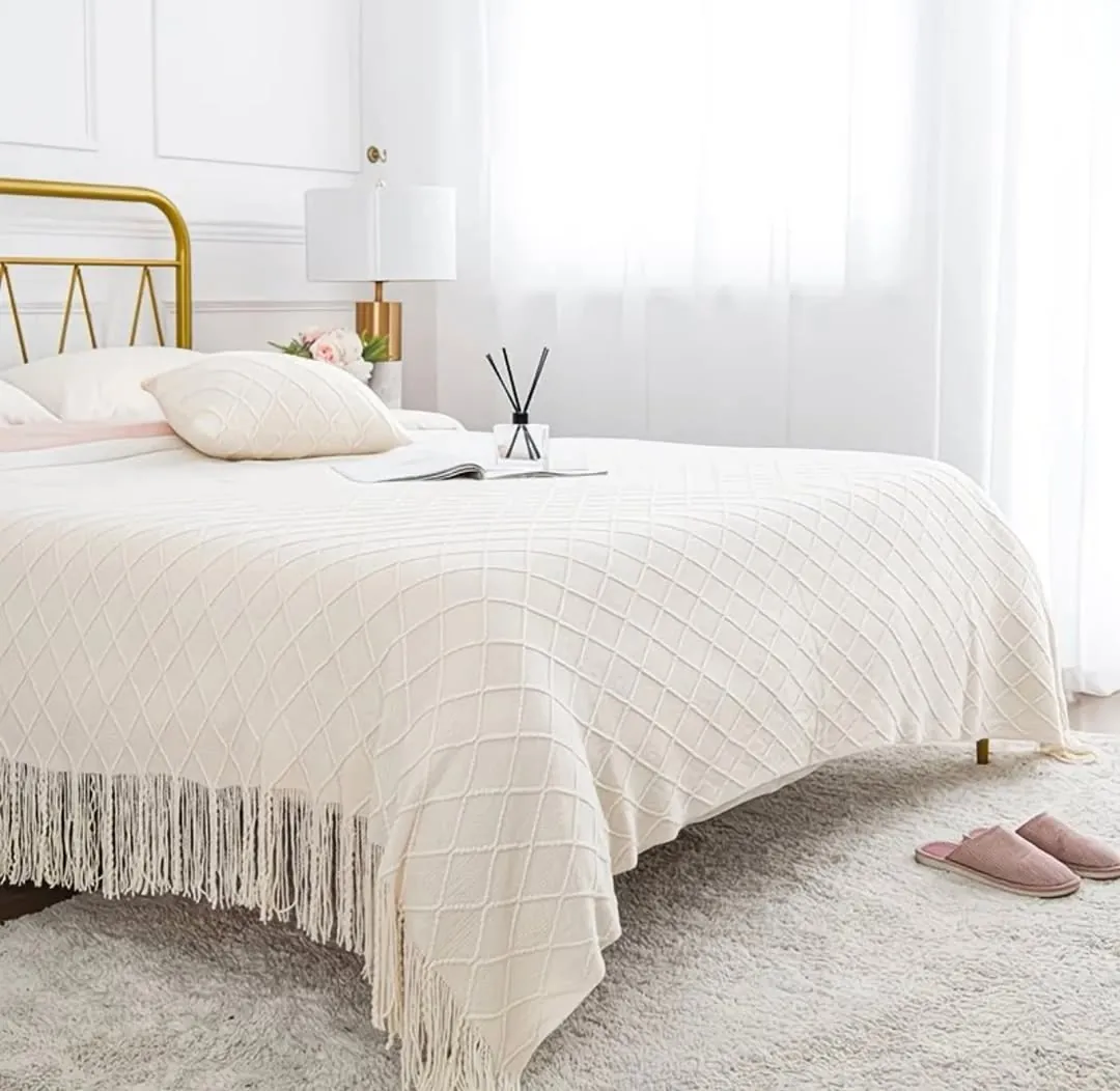 Decorative Bed Throw Blanket