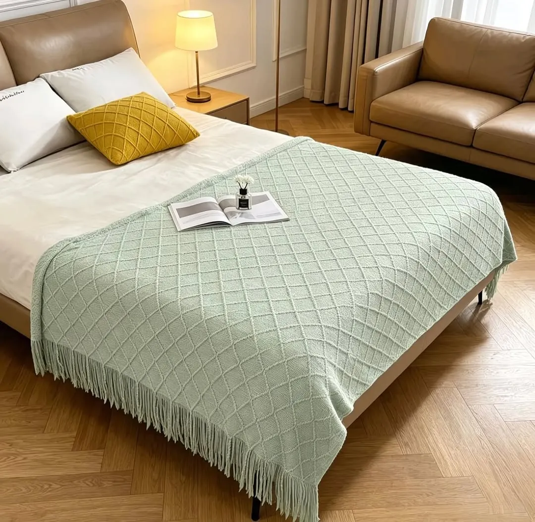 Decorative Bed Throw Blanket