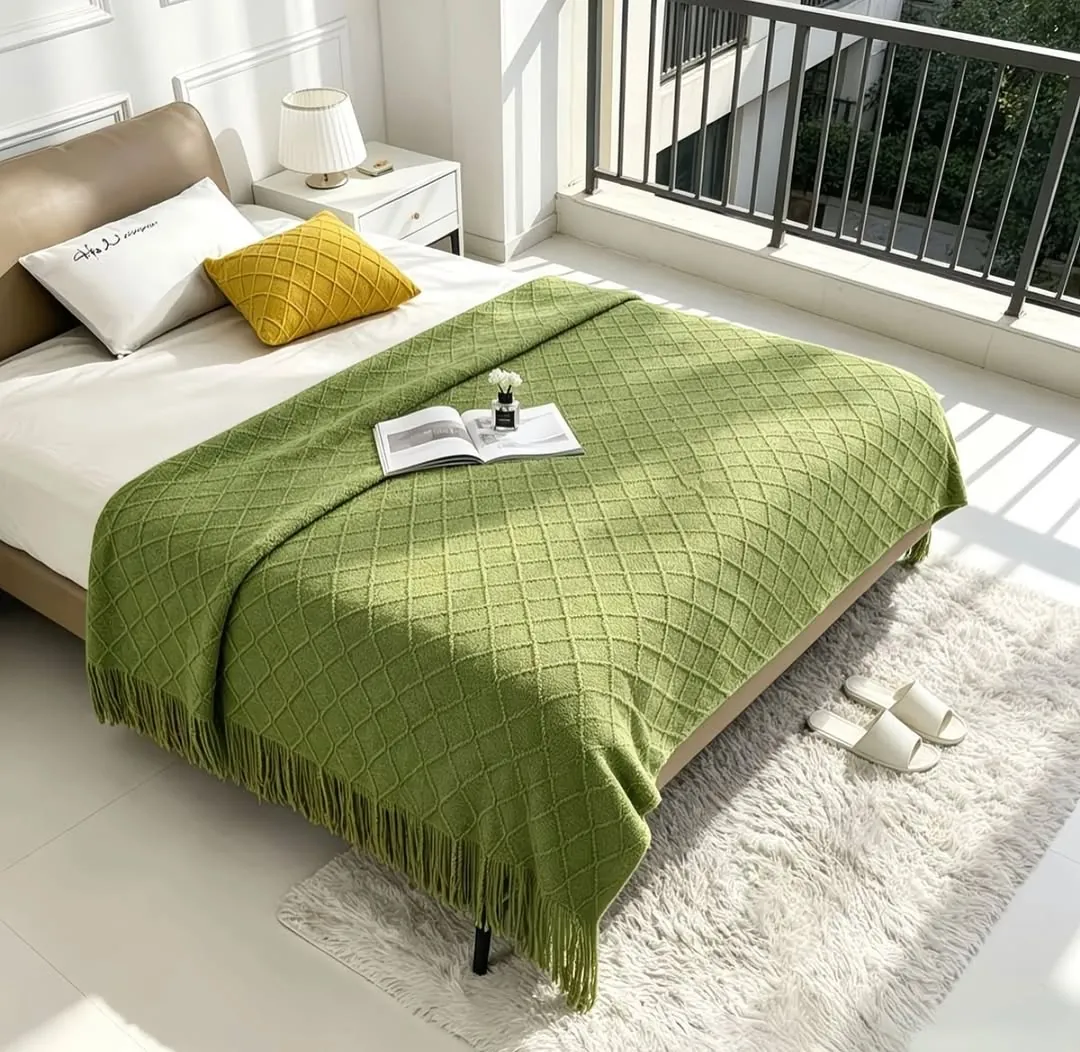 Decorative Bed Throw Blanket