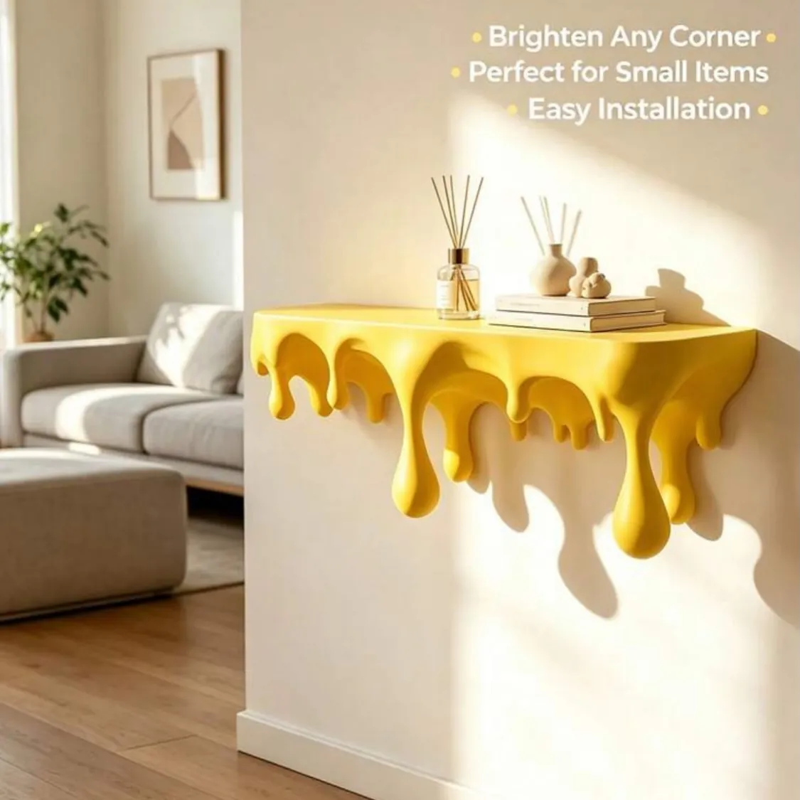 Dripping Design Wall Shelf