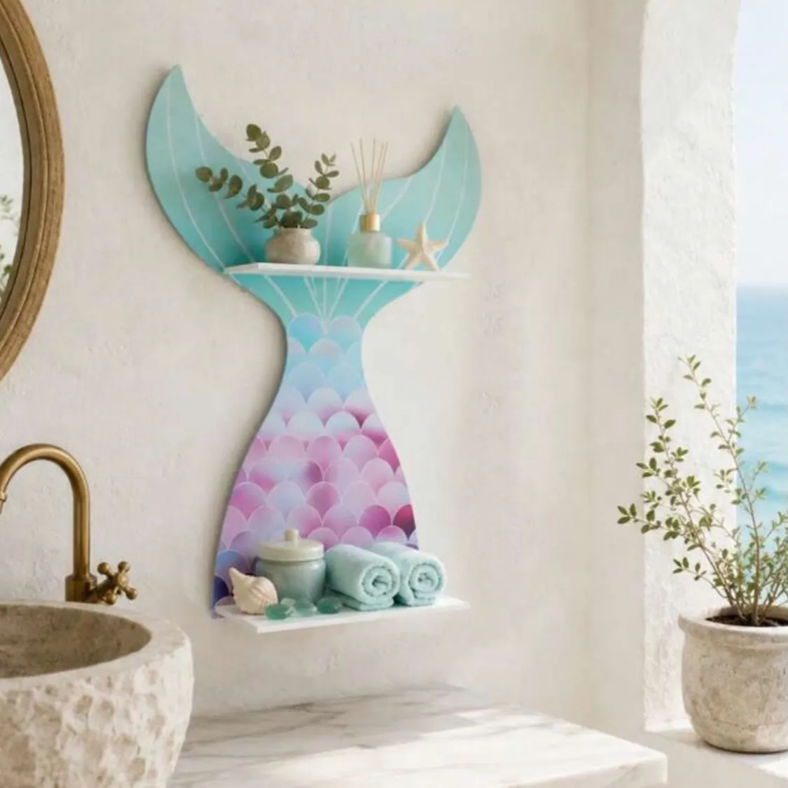 Dripping Design Wall Shelf