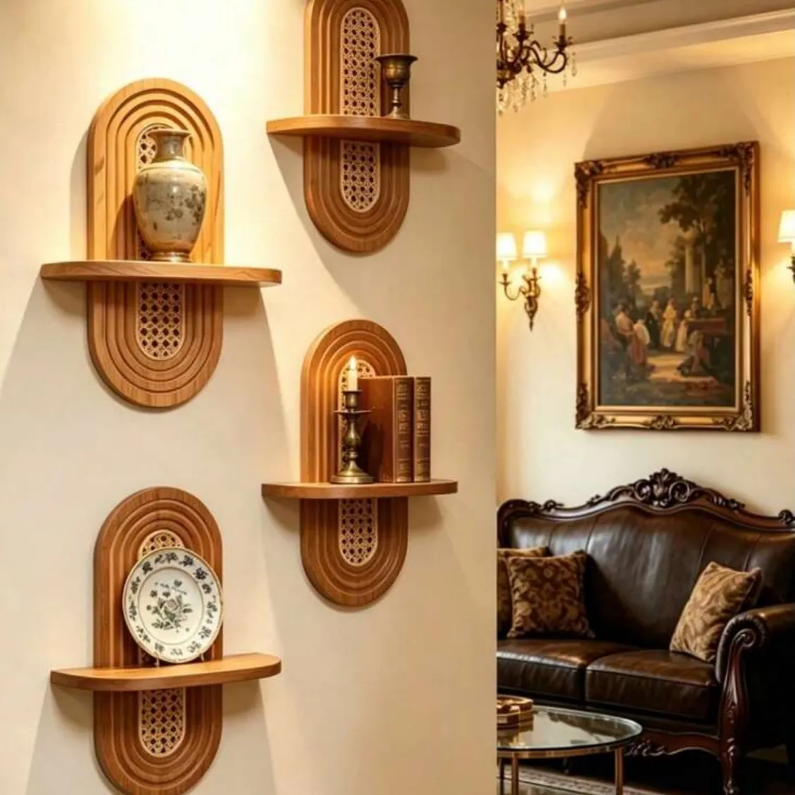 Dripping Design Wall Shelf