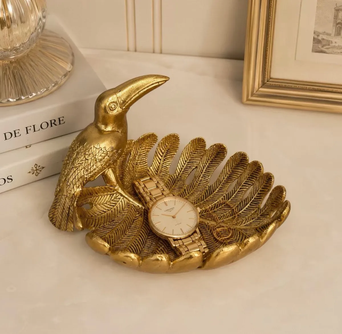 Decorative Golden Fruit Ornament