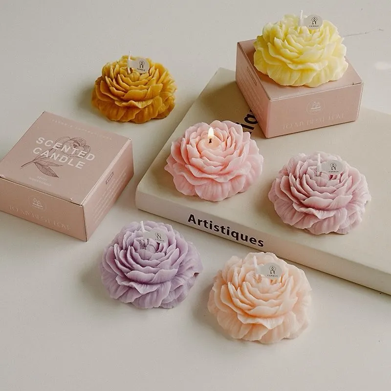 Tulip-Shaped Scented Candles