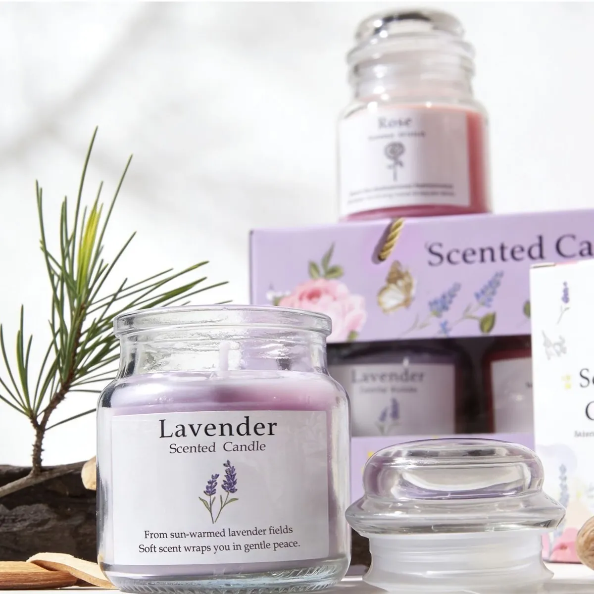 Tulip-Shaped Scented Candles