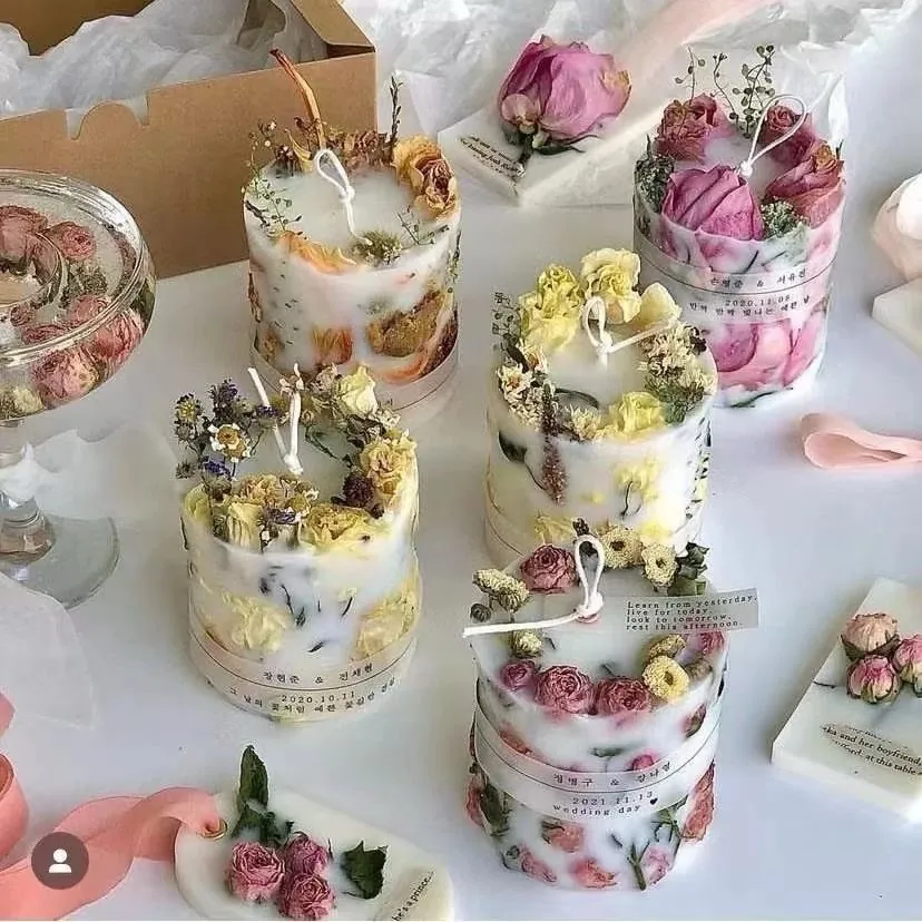 Tulip-Shaped Scented Candles