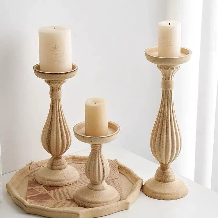 Frosted Pink Candle Holder