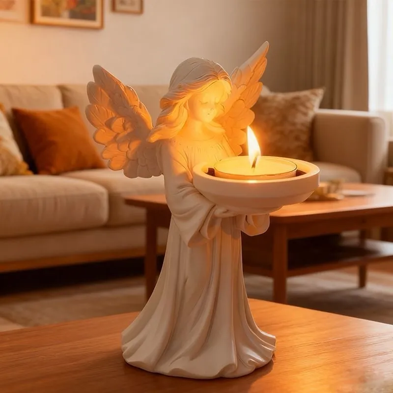 Frosted Pink Candle Holder
