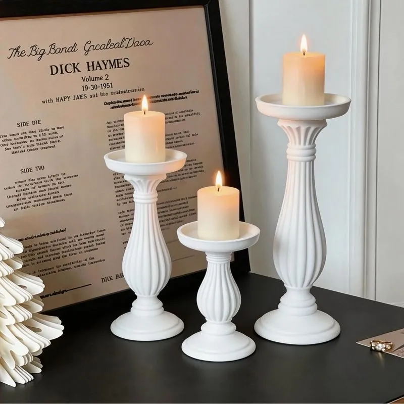Frosted Pink Candle Holder