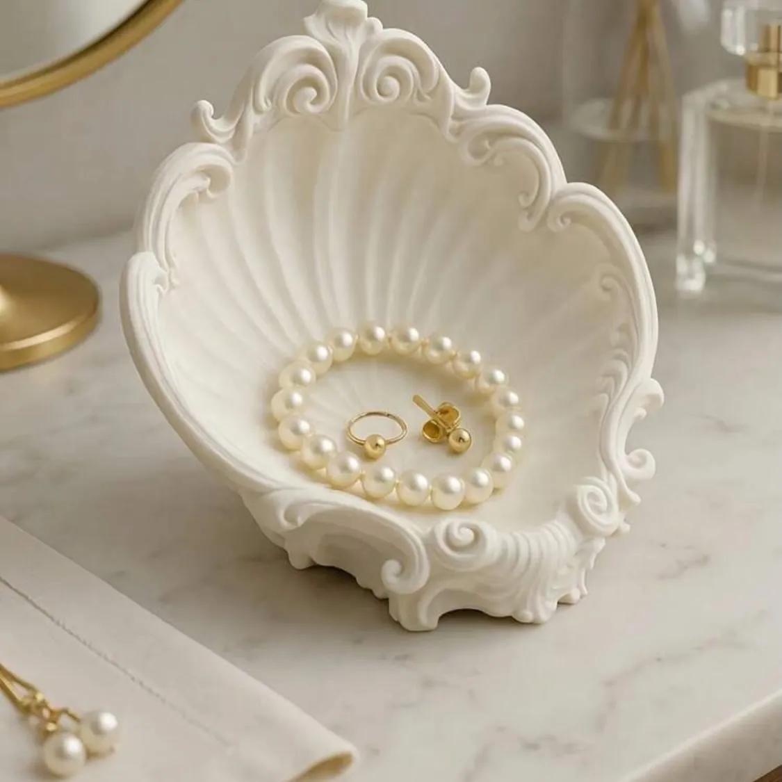 Swan-Shaped Jewelry Bowl