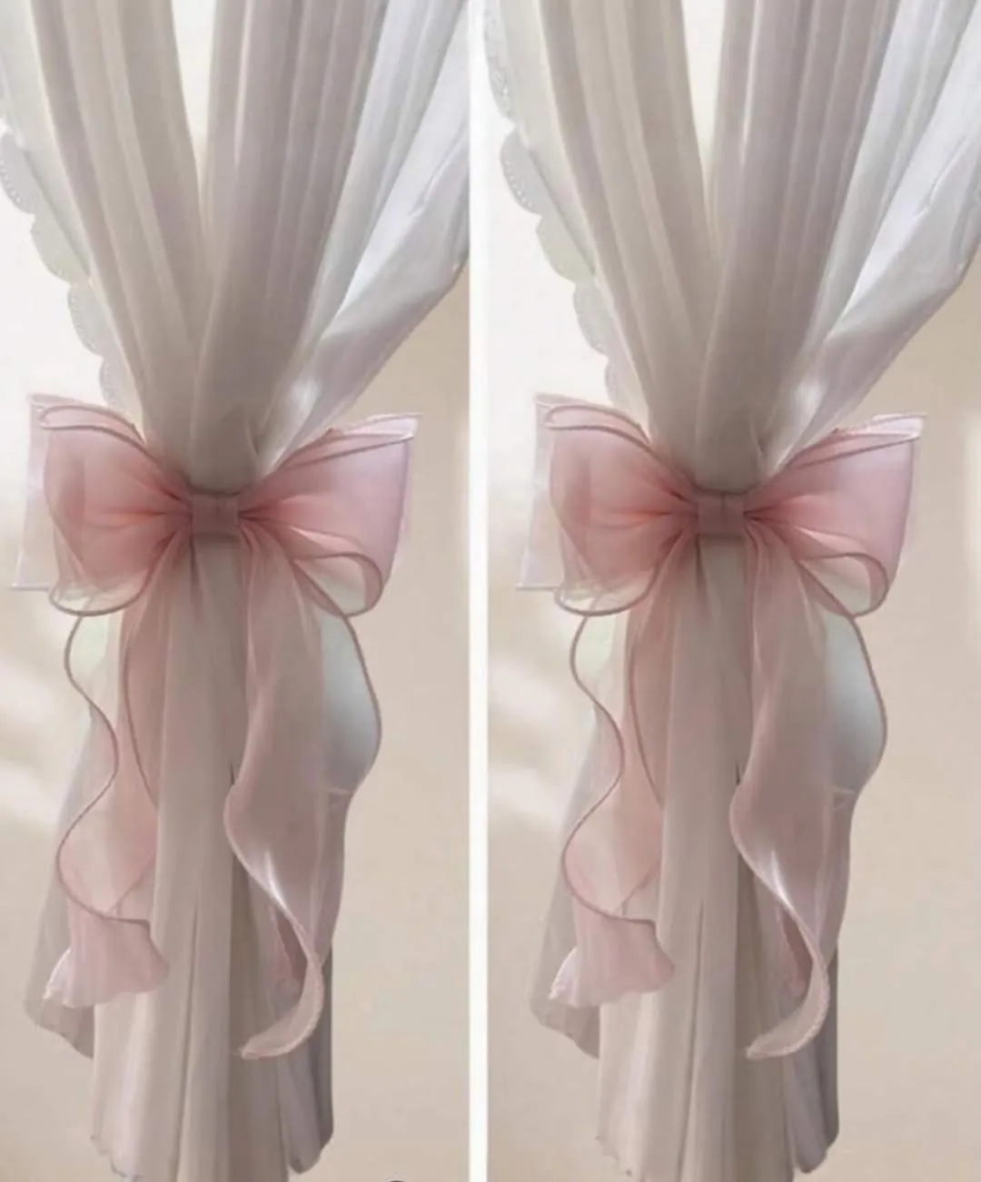 Butterfly Patterned Sheer Curtains
