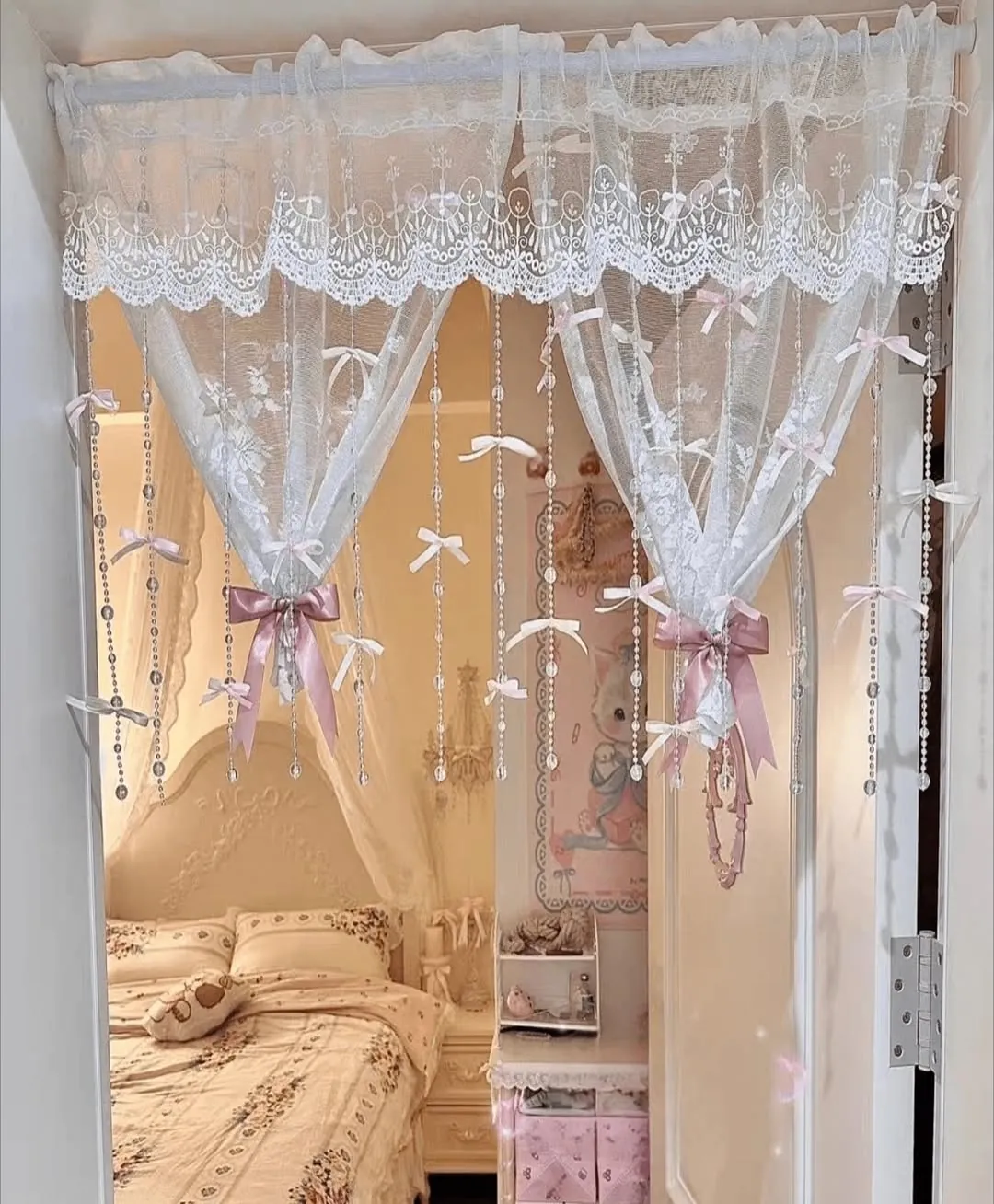 Butterfly Patterned Sheer Curtains