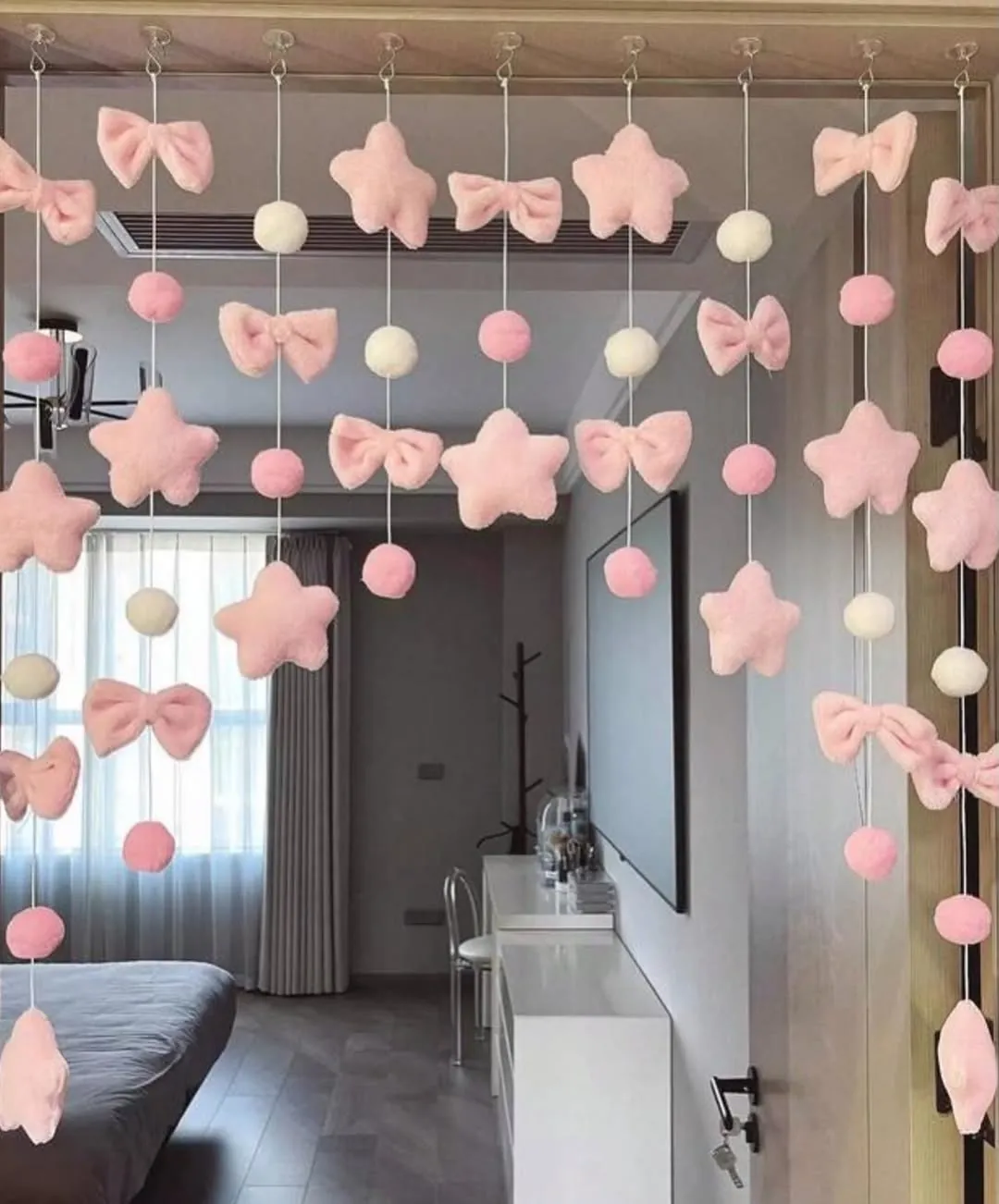 Butterfly Patterned Sheer Curtains