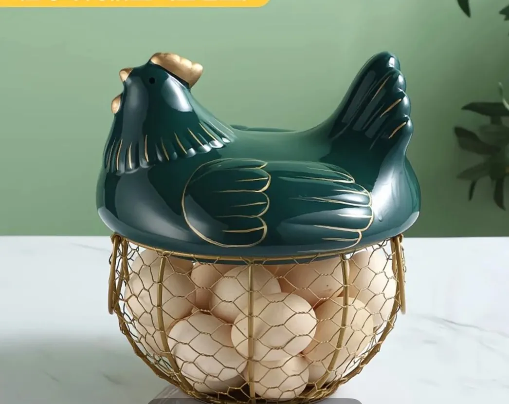 Chicken-Shaped Egg Basket