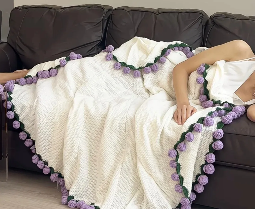 Crocheted Flower Bouquet